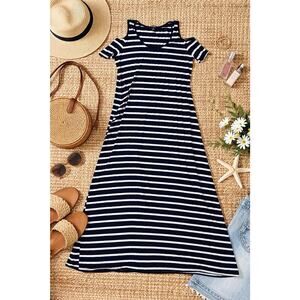 estelle blue maxi dress Estelle Blue Gingham Cotton Dress | Dresses